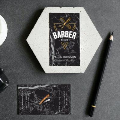 Barber Shop | Black Marble