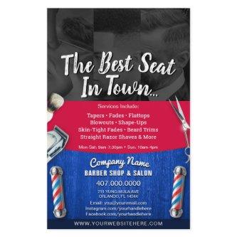Barber Shop & Salon Customizable Coupon Template Flyer