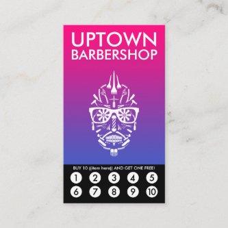 Barberboi Uptown Loyalty Punch Card