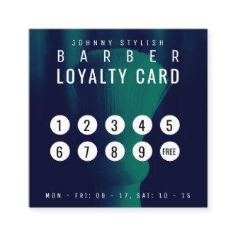 Barbers brush monotone loyalty square