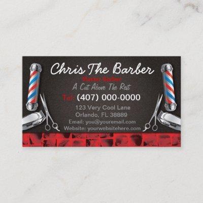 Barbershop  (Barber pole and clippers