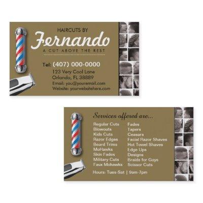 Barbershop -Barber pole, clippers com
