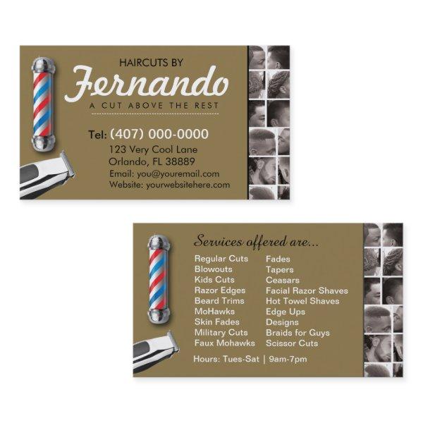 Barbershop -Barber pole, clippers com