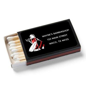Barbershop Promotional Merchandise Barber Design Matchboxes