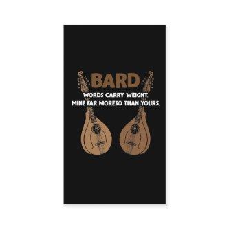 Bard D20 Dice Dungeon Dragons RPG Fantasy Gamer