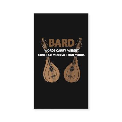 Bard D20 Dice Dungeon Dragons RPG Fantasy Gamer