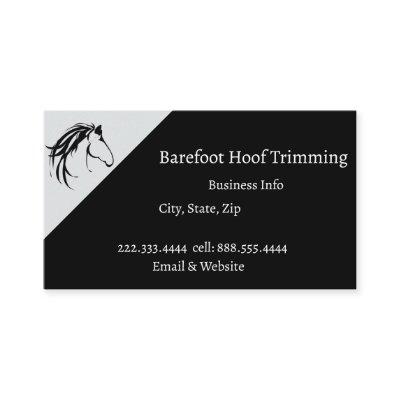 Barefoot Hoof Trimming Classic Horse Logo