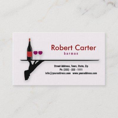 Barman / Bar / Waitress / Cocktail Wine Card