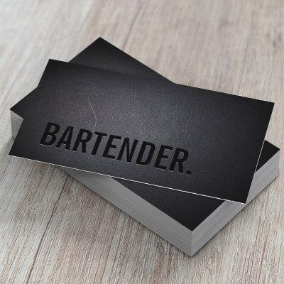 Bartender Bold Text Minimalist Wine