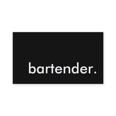 bartender.