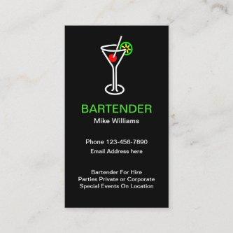Bartender For Hire