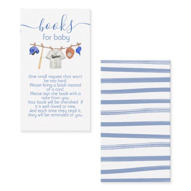 Baseball Clothesline Baby Shower Books for baby