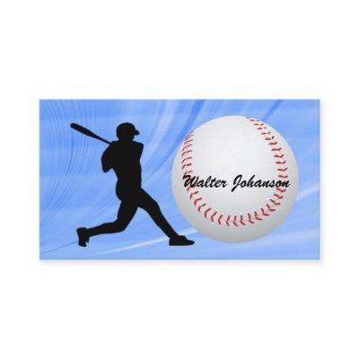 Baseball Fan or Player batter silhouette baseball