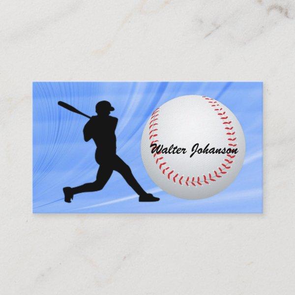 Baseball Fan or Player batter silhouette baseball
