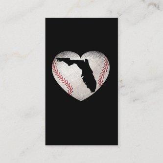 Baseball Florida Heart Sports Lover
