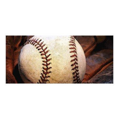 Baseball Rack Card