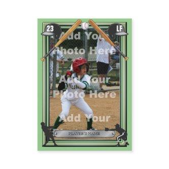 Baseball Trading Card Sage - Custom Stats