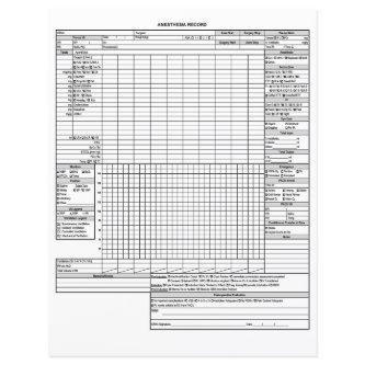 Basic Anesthesia Record