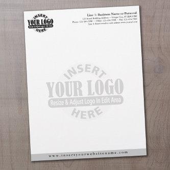 Basic Business Letterhead with WATERMARK