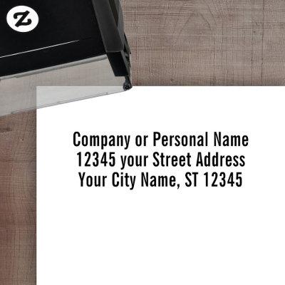 Basic Office Business Personal Return Address Self-inking Stamp