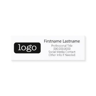 Basic Office or Business Logo Contact Information Mini
