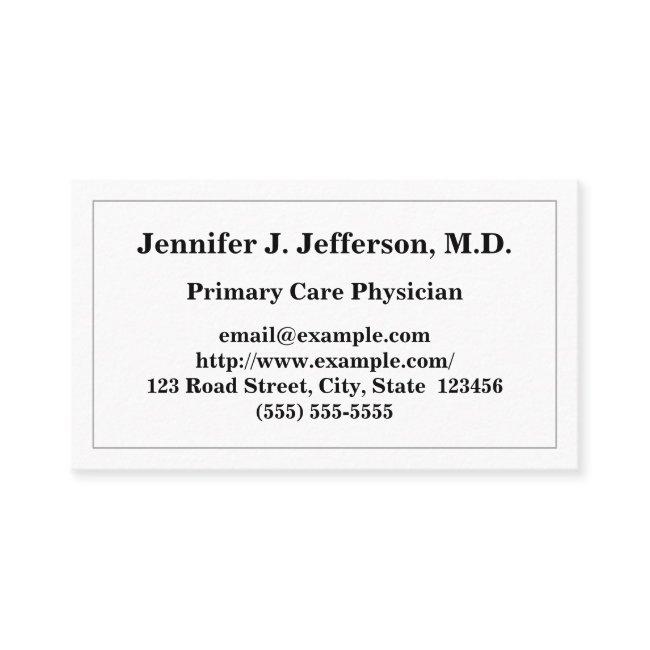Basic Primary Care Physician