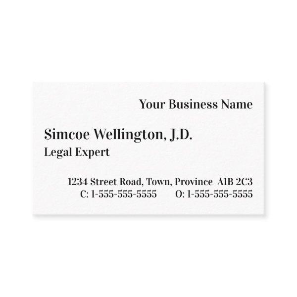 Basic, Professional Lawyer