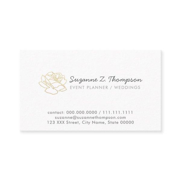 basic white event planner (weddings)  professional