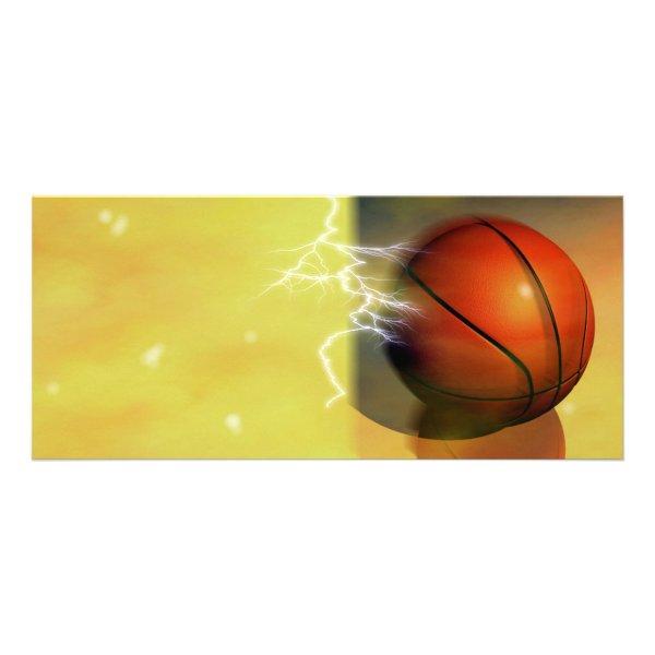 Basketball Ball Rack Cards