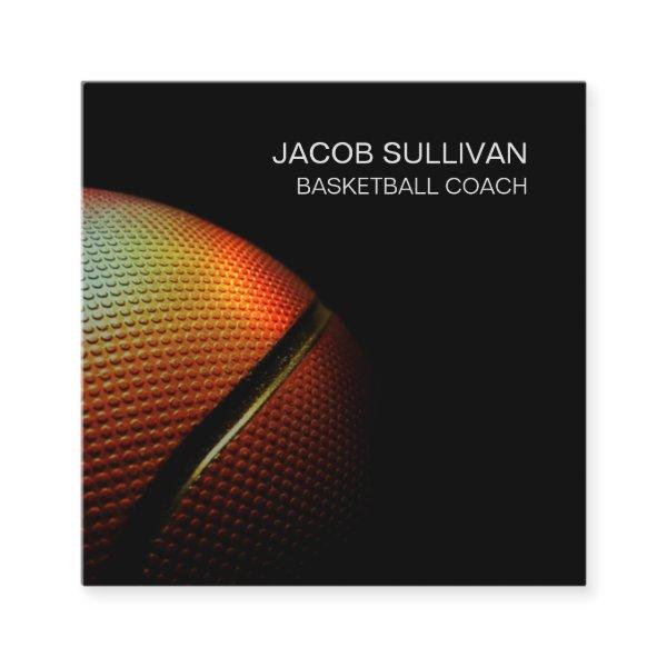 Basketball Coach Scout Professional Sports Square