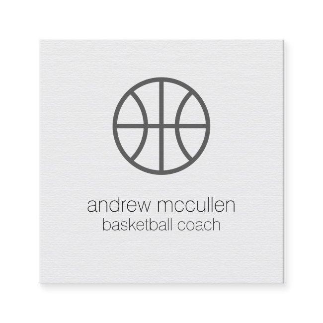 Basketball Coach Scout Professional Sports Square Square