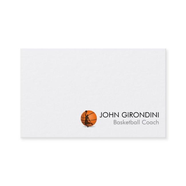 Basketball Instructor Modern Trendy UV Matte