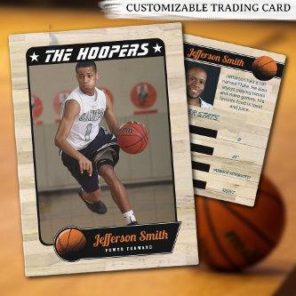 Basketball Player customizable Trading Card