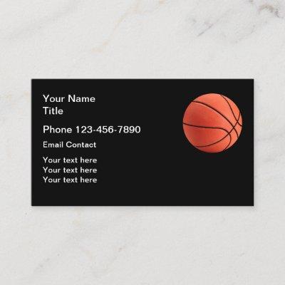Basketball Theme Contact