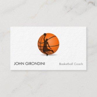 Basketball Trainer Coach Modern Signature UV Matte