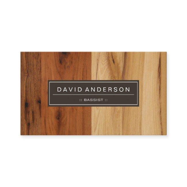Bassist - Wood Grain Look