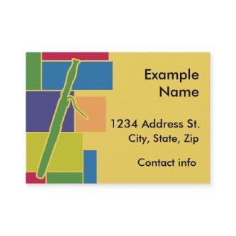 Bassoon Colorblocks Profile Card