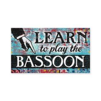 Bassoon Lessons  - Blue Red
