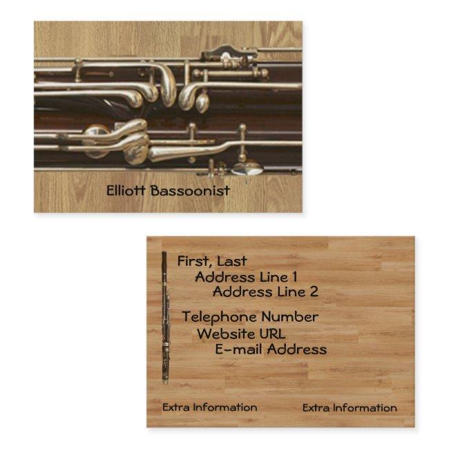 Bassoonist Contact Information