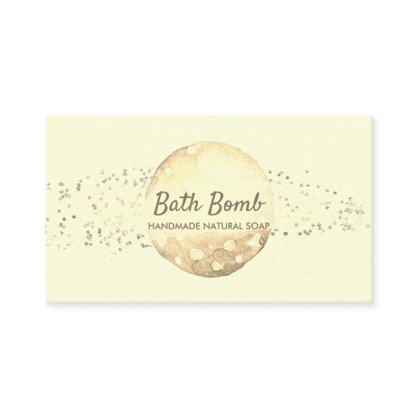 Bath Bomb Natural Soap Spa Gold