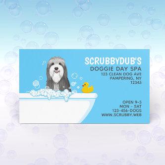 Bathtub Dog | Pet Grooming | Bearded Collie Busine