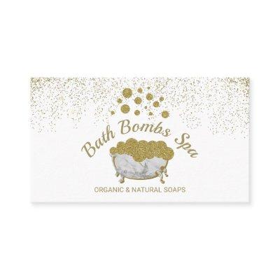 Bathtub Gold Shampoo Spa Soap Bubbles