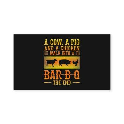 BBQ | A Cow A Pig And A Chicken Walk Into A BBQ Loyalty Card