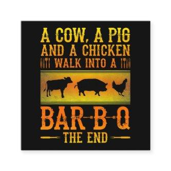 BBQ | A Cow A Pig And A Chicken Walk Into A BBQ Square