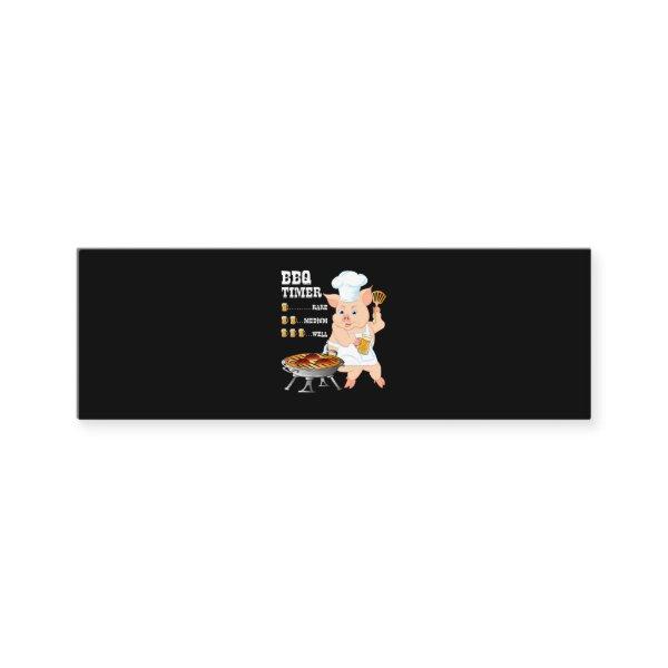BBQ | BBQ Timer Pig Grill Barbecue Beer Lover Men Mini