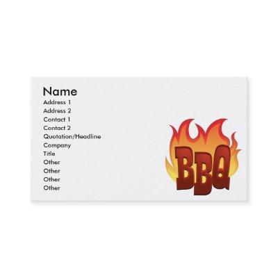 bbq flame text design