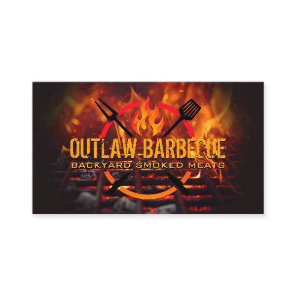BBQ Logo | Fire Grill and Charcoal