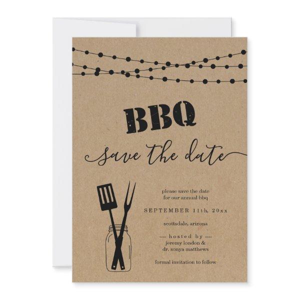 BBQ Save the Date Card