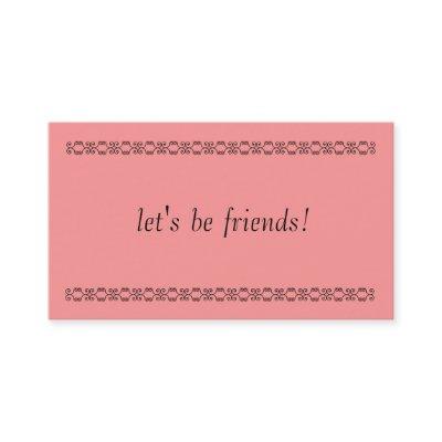be my friend