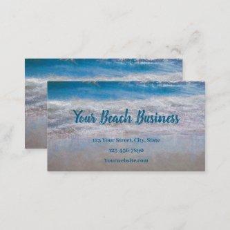 Beach Blue Tropical Ocean Waves Coastal Art